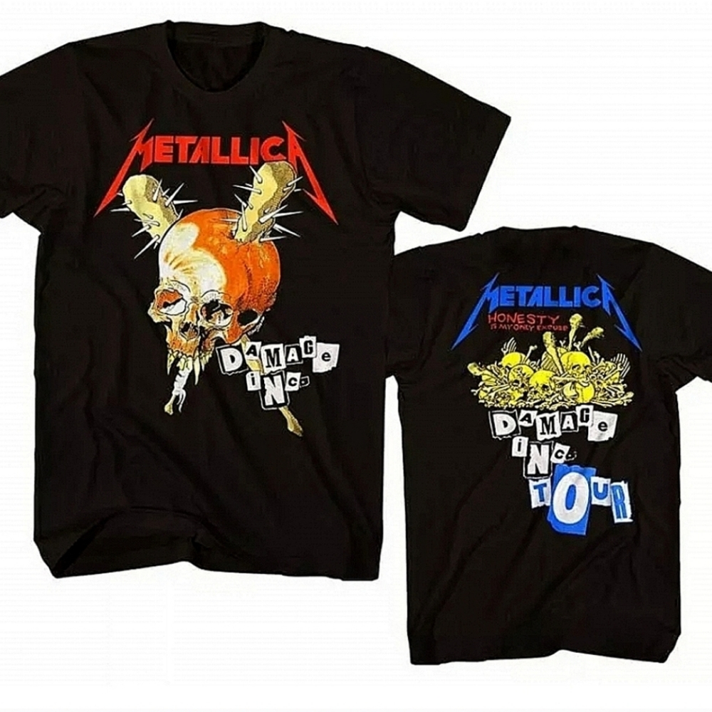 Metallica Damage Inc Tour Heavy Metal Shirt